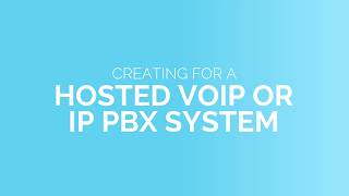 Creating custom messages for a Hosted PBX or IP PBX systems