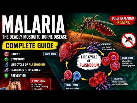 🦟 Malaria Full Chapter Explained | Plasmodium Life Cycle, Symptoms & Prevention | Biology Class 12