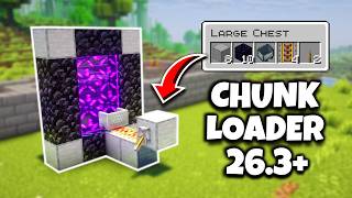 Minecraft Chunk Loader 26.3 Tutorial | Farms Run While You're Away!