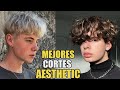 MEJORES CORTES AESTHETIC para CABELLO RIZADO y LISO | PEINADOS hombre 2021