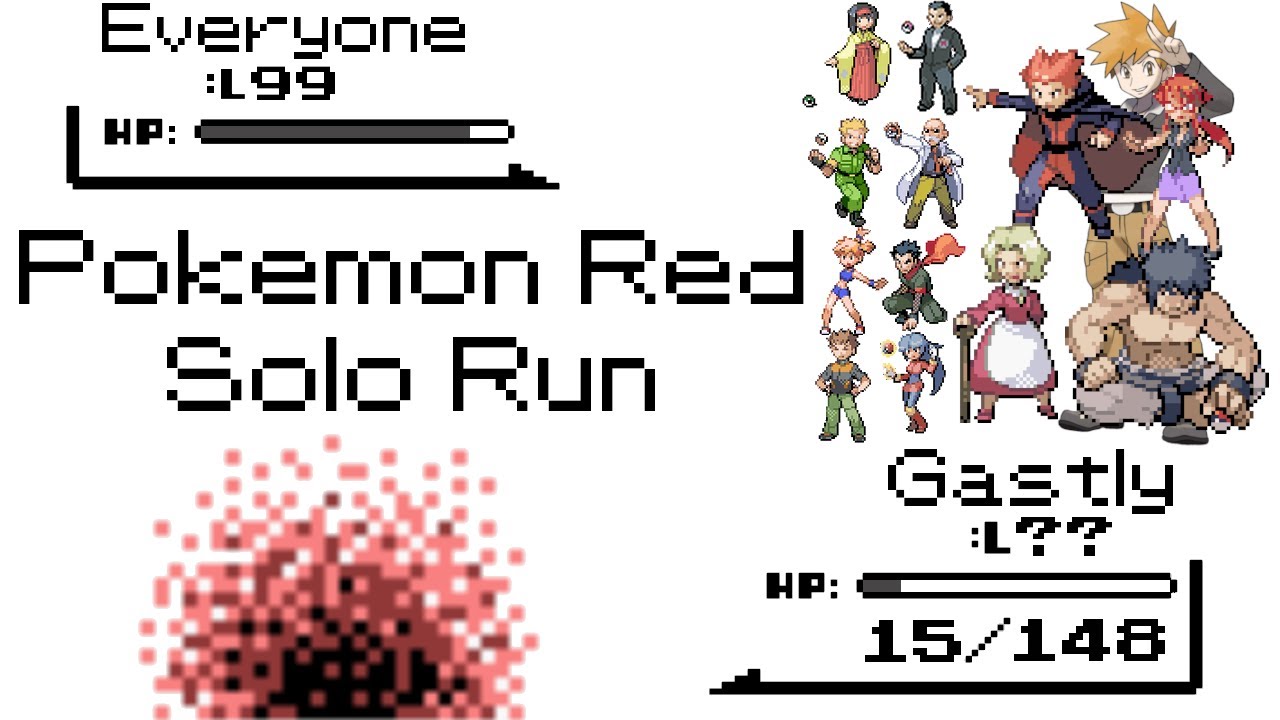 The best Gen 1 unevolved Pokemon? Gastly solo run!