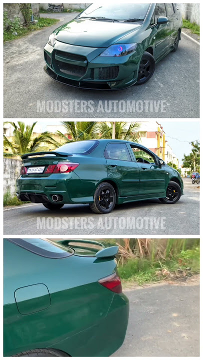 Honda City ZX Modified 🐍 #hondacity #caraccessories #modsters #cityzx #bodykit #modifiedcars