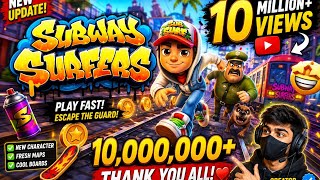 🔥Subway Ninja ✨🤑 New High Score 10million View #subwaysurfers #trending  screenshot 3