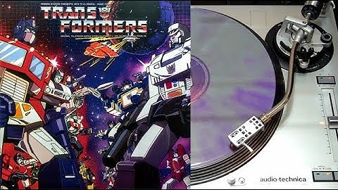The Transformers : The Animated Series - vinyl LP collector face A (Enjoy The Ride Records)