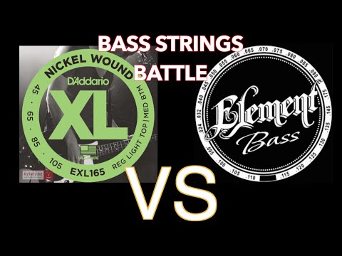 D'addario vs Element bass strings battle \\ Обзор басовых струн \\ Strunki.ru
