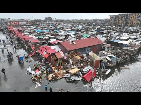 les dégâts du cyclone Toamasina GEZANI