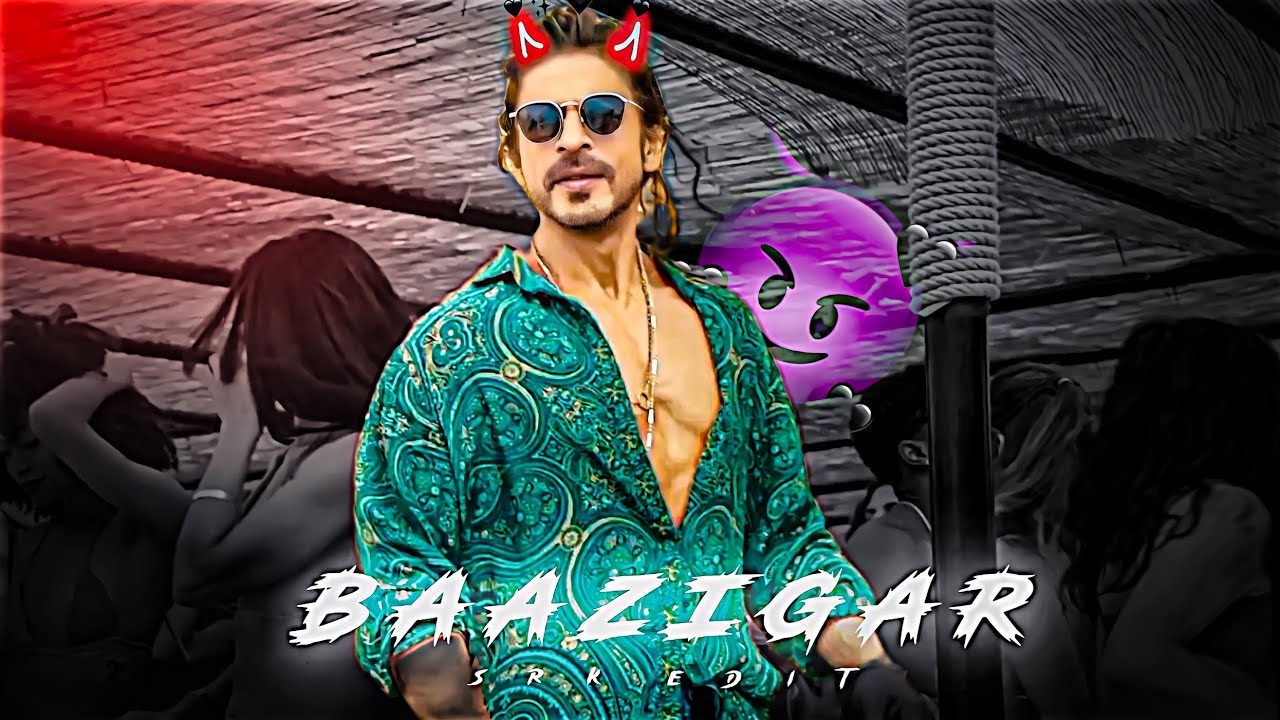 BAAZIGAR x PATHAAN EDIT 🥵 Shah Rukh Khan Edit Transformation Status 🔥 Status Edit YouTube
