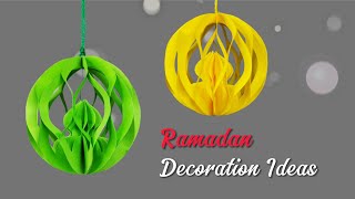 Tutorial Mudah Membuat Hiasan Dekorasi Ramadan dan Lebaran Idul Fitri | Ramadan Decoration Ideas