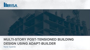 Multi-Story Post-Tensioned Building Design using ADAPT-Builder