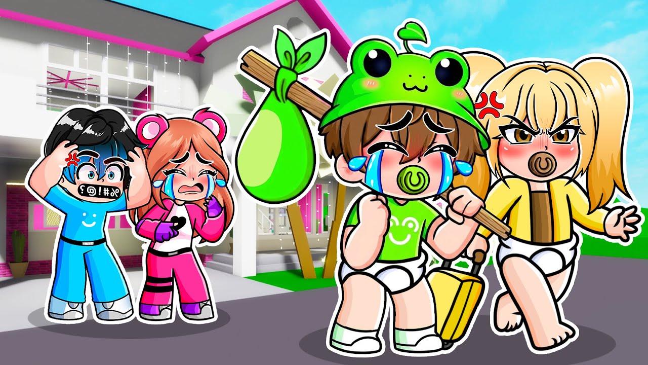 NANI y PEPO se ESCAPAN de CASA en Brookhaven Roblox