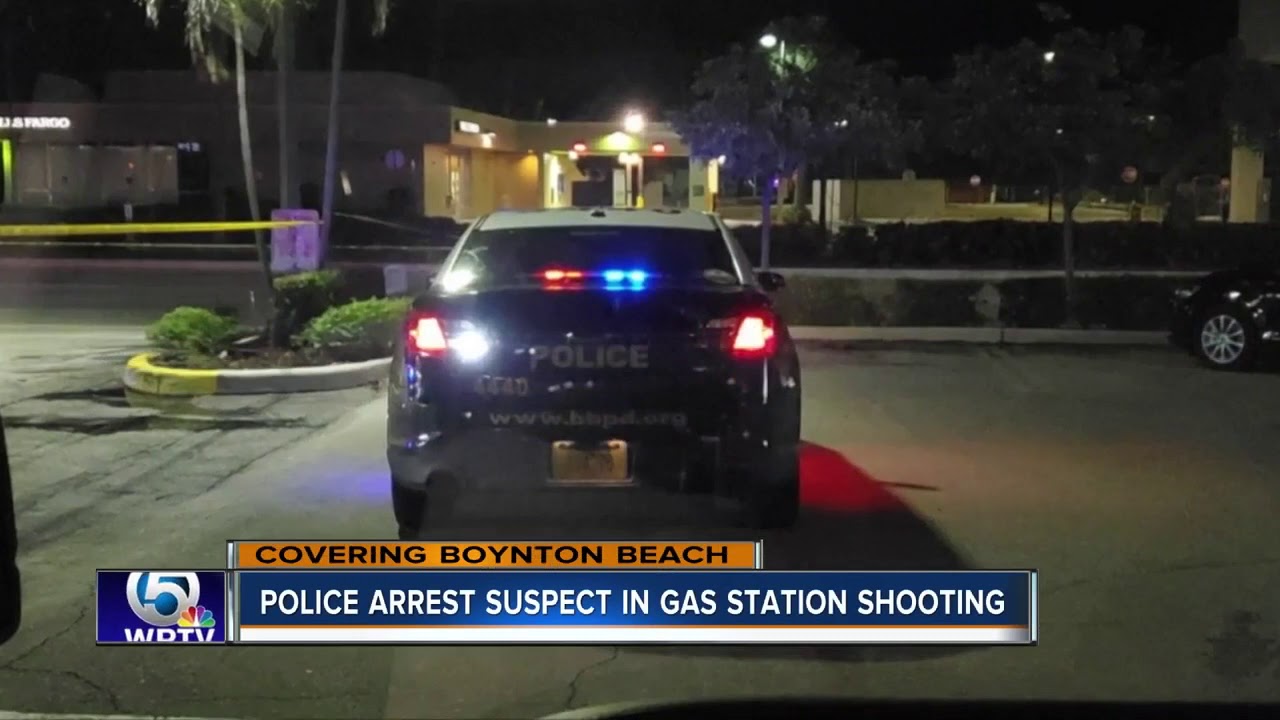 Boynton Beach police arrest suspect in gas station shooting - YouTube