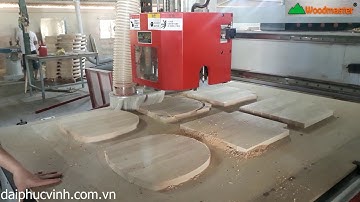 MÁY CNC ROUTER THAY DAO TỰ ĐỘNG + CỤM KHOAN 2 LƯỠI CƯA WOODMASTER