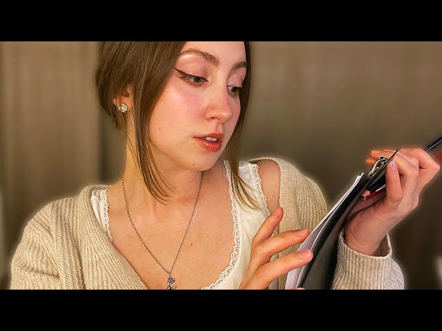 ASMR in an evening class at an art school: pencil sounds and a quiet voice