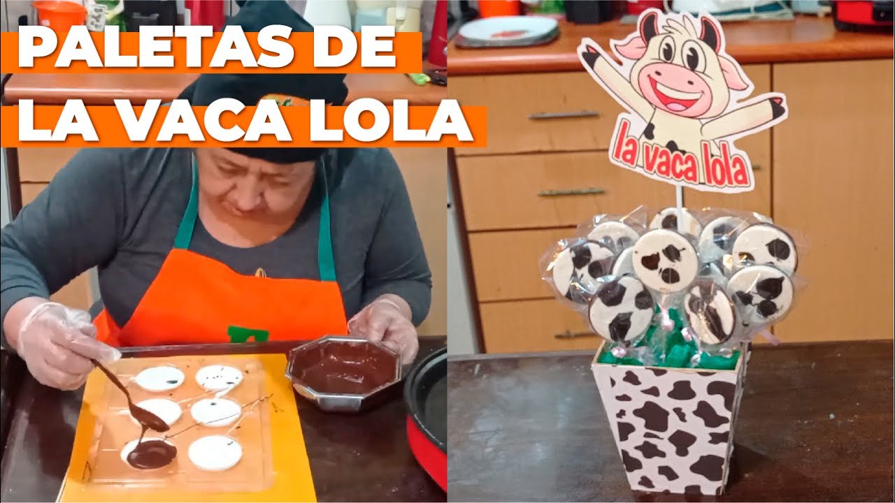 Paletas de chocolate de la vaca Lola YouTube