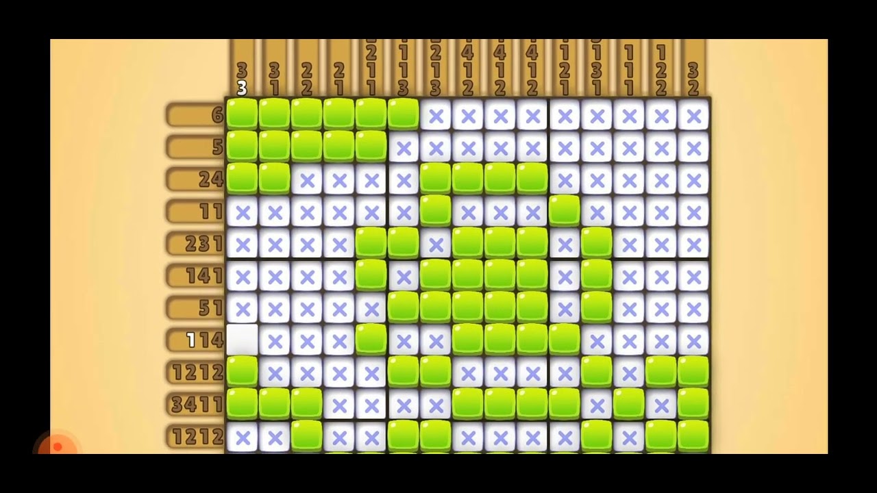 Nono Crossing Level 466 Picture Nonogram - YouTube