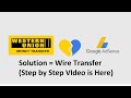 Setup Wire Transfer in Adsense: How To Receive Adsense Payment from Wiretransfer in Nepal