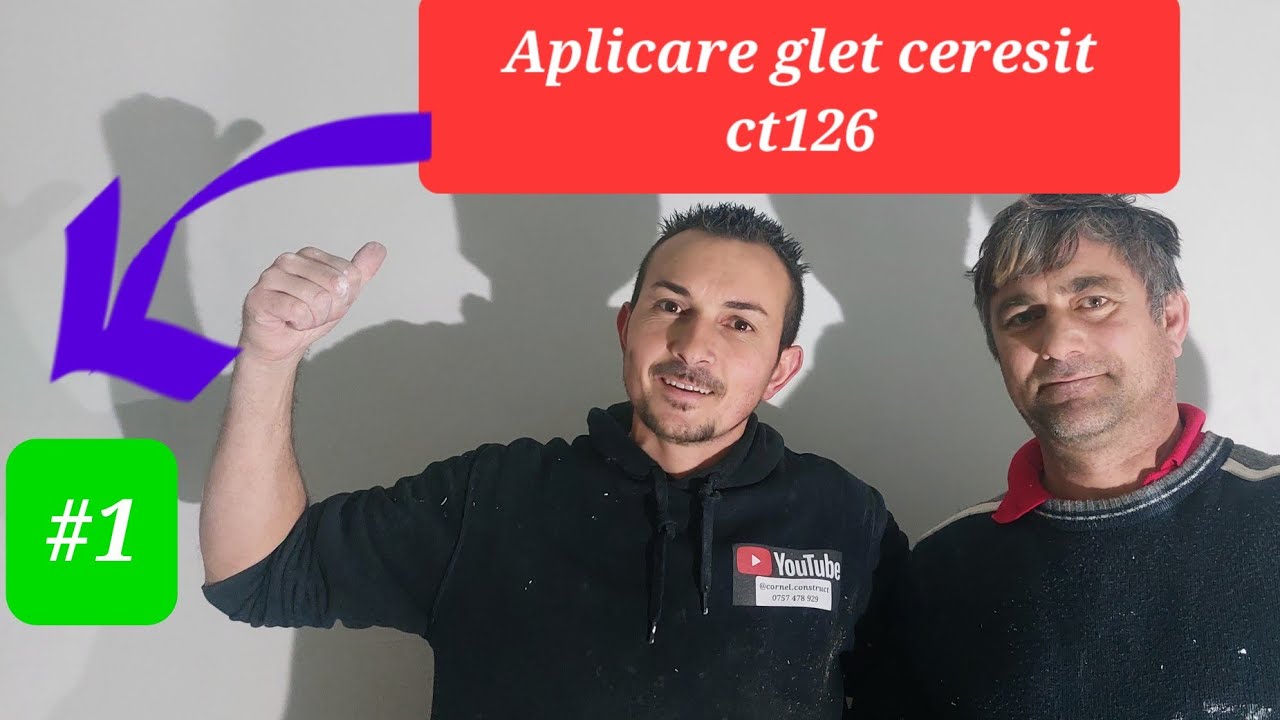 Renovare casă bătrânească 4 / Ep.19.Aplicare glet ceresit ct 126