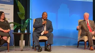 Watch now: East Moline Mayor Reggie Freeman outlines city priorities at QC Chamber forum