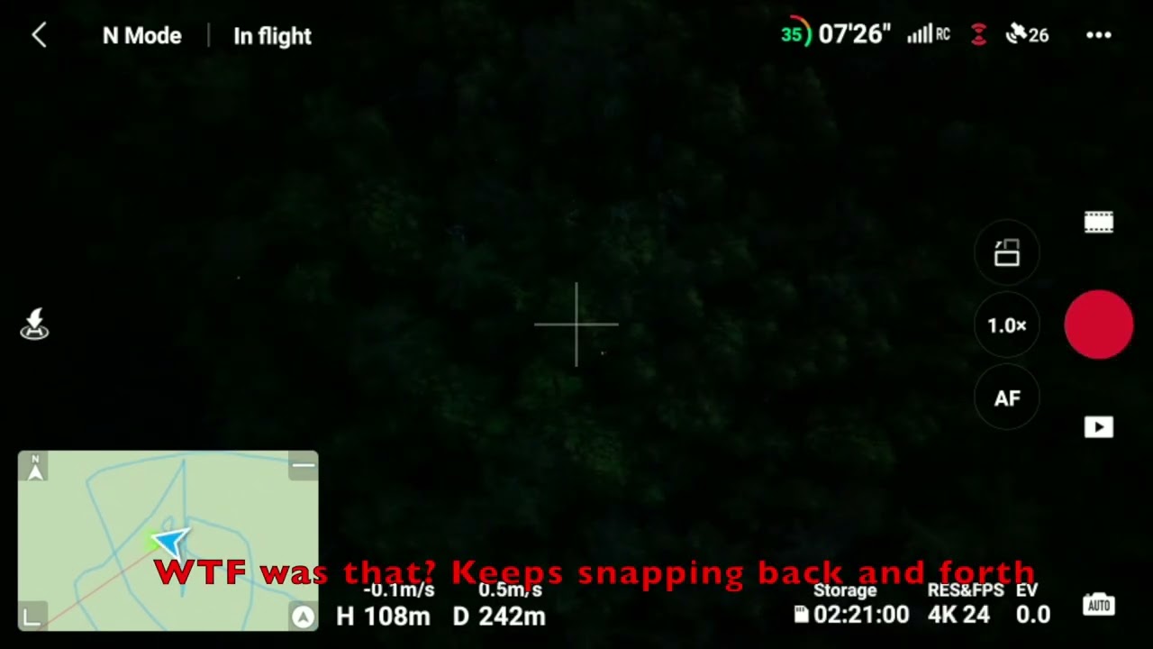 DJI MIni 3 Pro: In-flight glitch