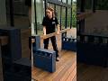 Build a High-End Outdoor Bench in 30 Minutes! #diy #cinderblock #outdoordecor