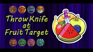 Throw Knife at Fruit Target Game screenshot 3