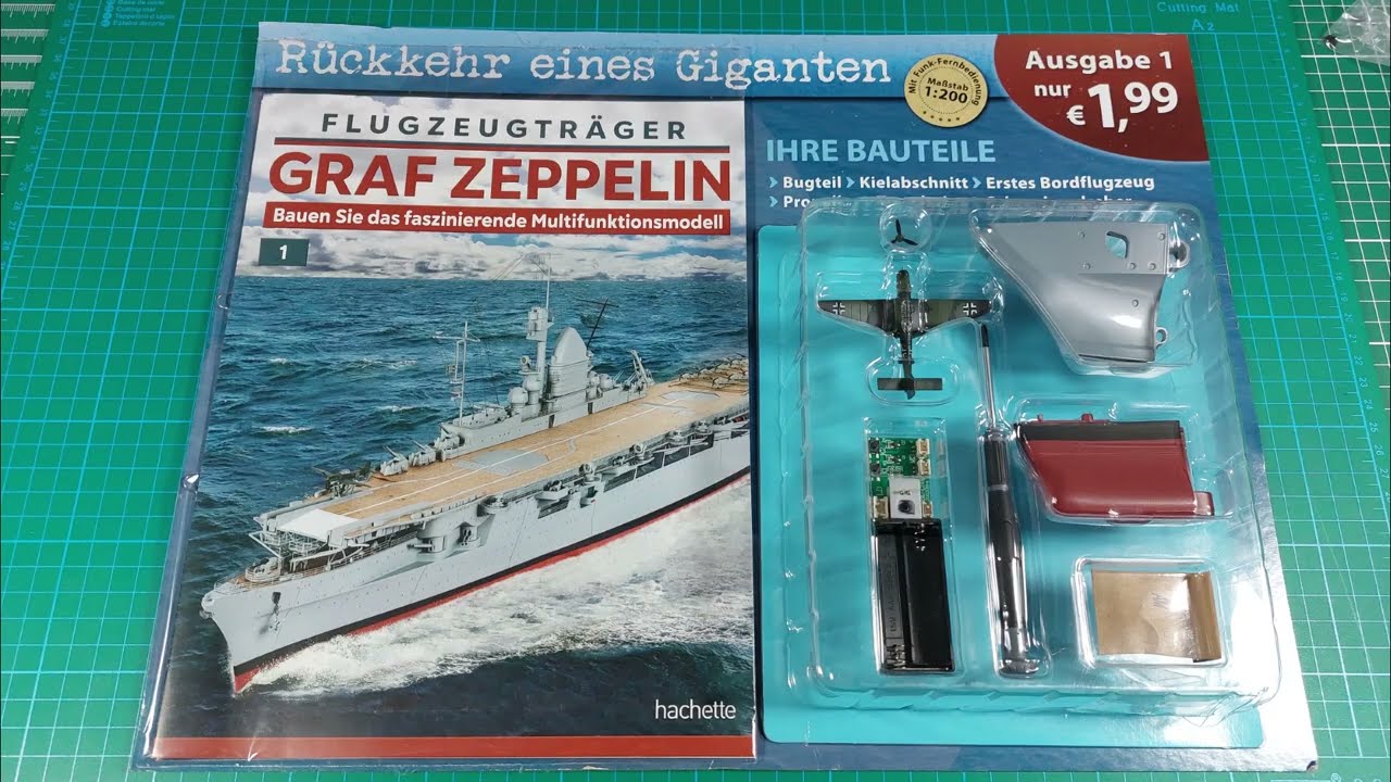 Graf Zeppelin Hachette/Model Maker Flugzeugtrger 1:200 Ausgabe 1