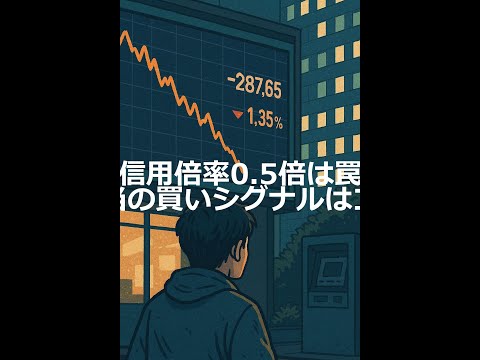 信用倍率で大損する人が見落とす『変化速度』の秘密 #株式投資 #信用倍率 #投資初心者 #株価分析 #投資ノウハウ #日本株 #相場師 #マクロ分析