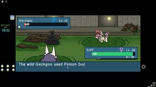 Catching Summer skin Geckgoo in Doodle World [Roblox]