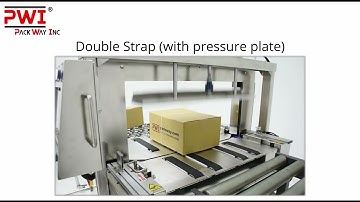 PW-0840DUATS2R Fully Automatic Strapping Machine for Food Industry