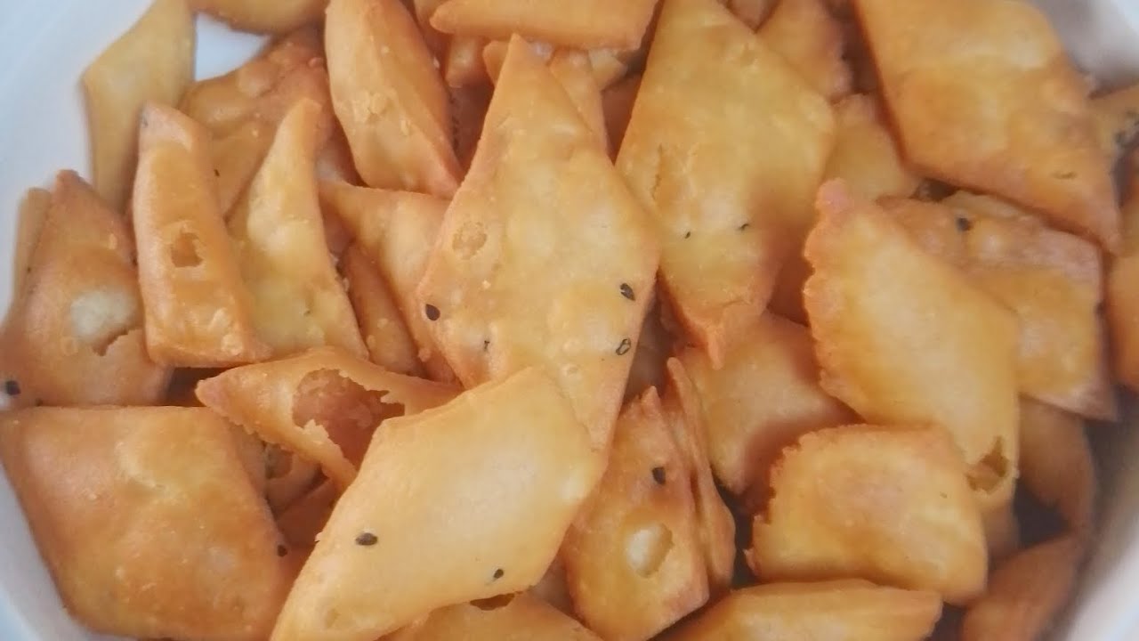 Wheat Flour Namak Para Easy Snack .@Sahil Cooking Diaries