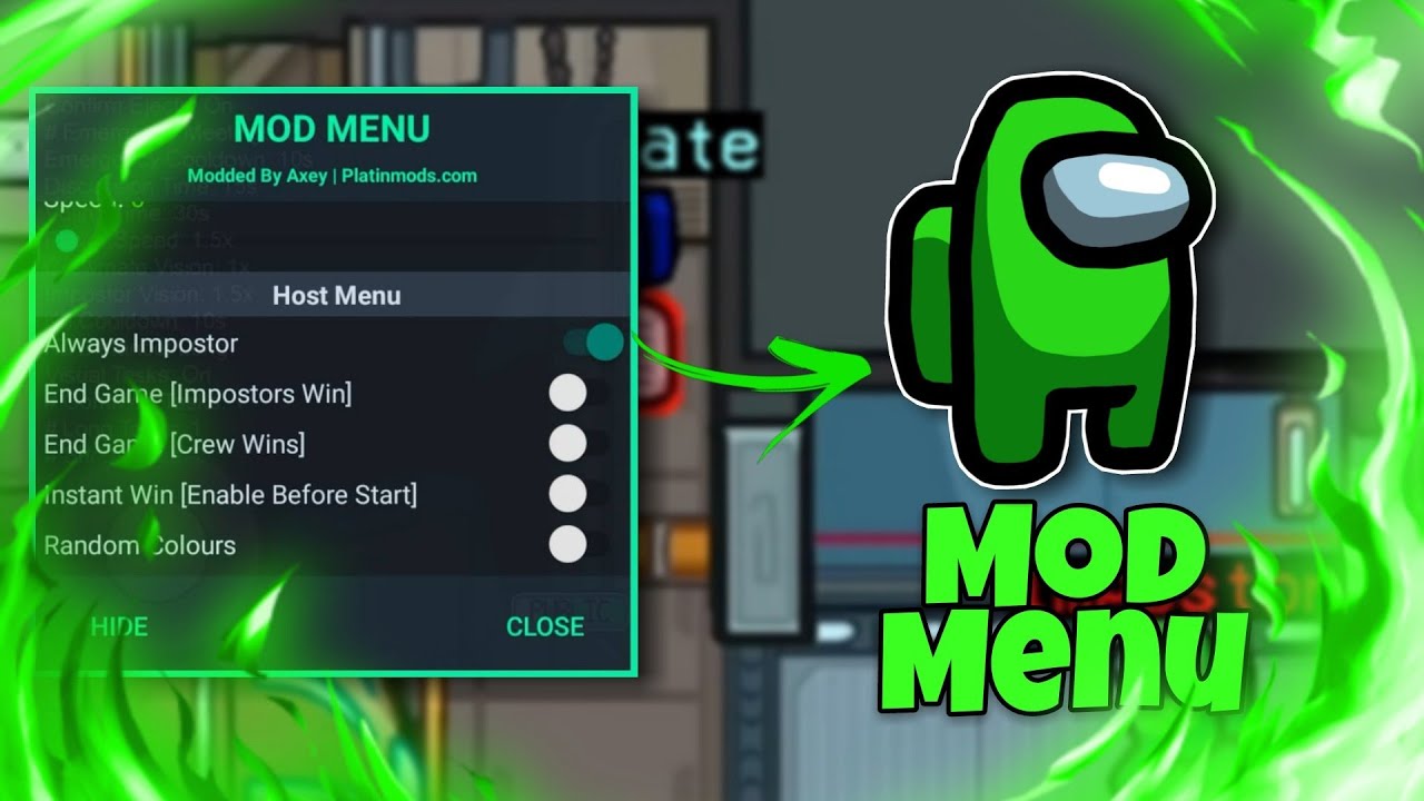 among us mod menu android no human verification always be imposter / X