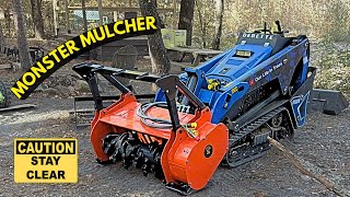 I Test The Largest Mini Skid Mulcher I Have Ever Seen!