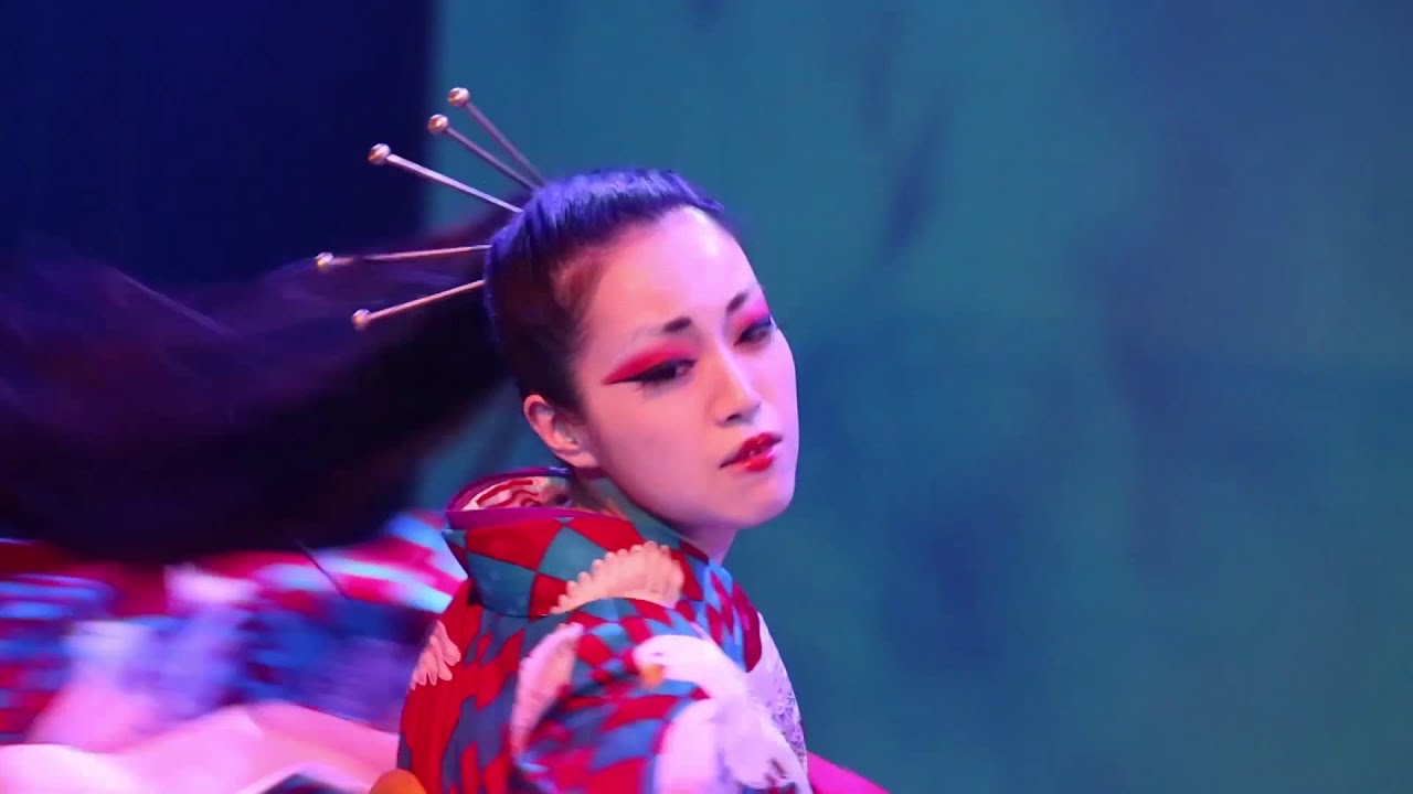 凄すぎる】着物のベリーダンサーによる源氏物語の踊り【妊娠六ヶ月 