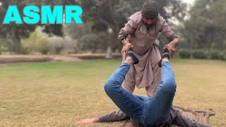 Asmr Full Body Massage By Pakistani Massager Head Back Neck Leg 