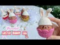 How To Crochet Baskets And Bunny Hats For Easter Eggs Tutorial Crochetanywhere