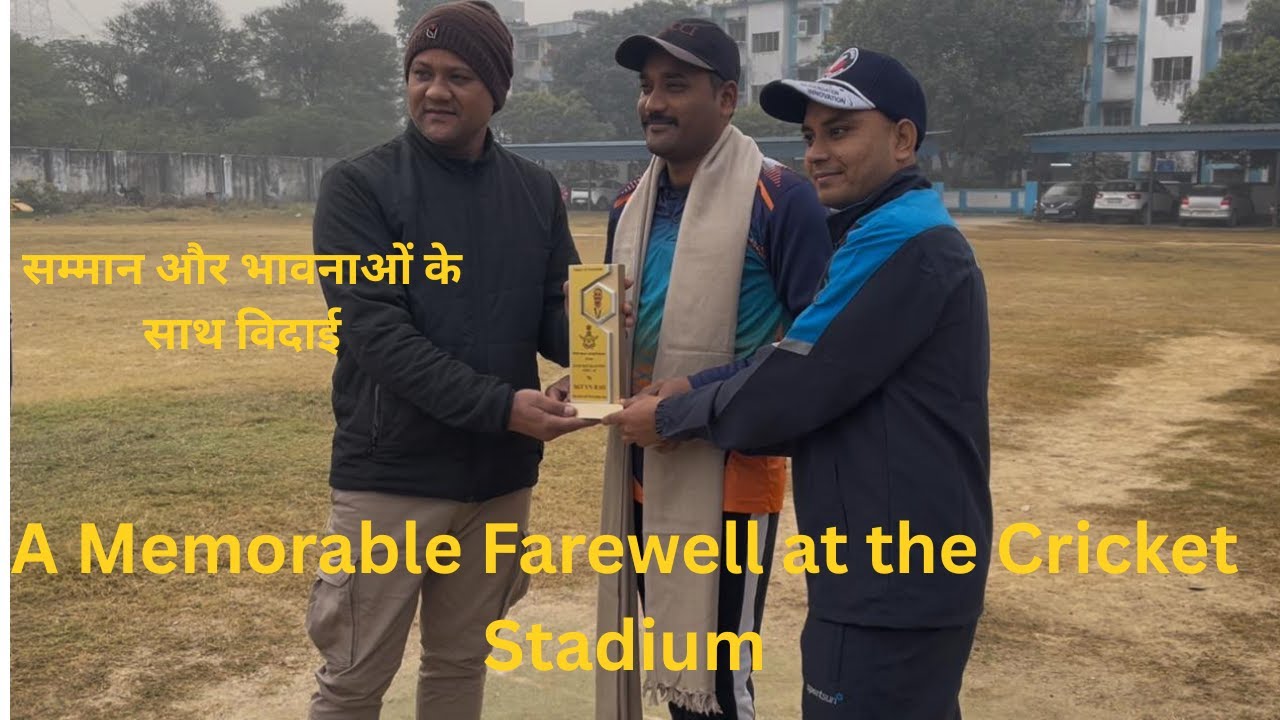 Farewell Ceremony at Cricket Ground