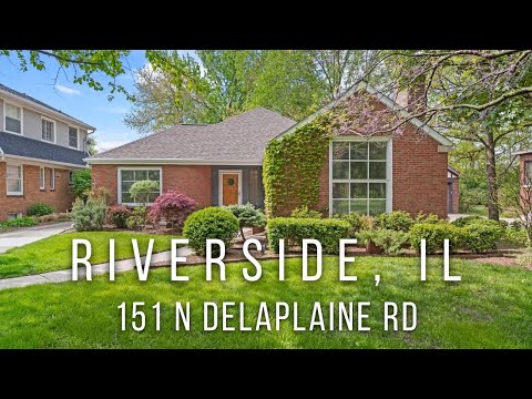 151 N Delaplaine Road, Riverside, IL home video tour