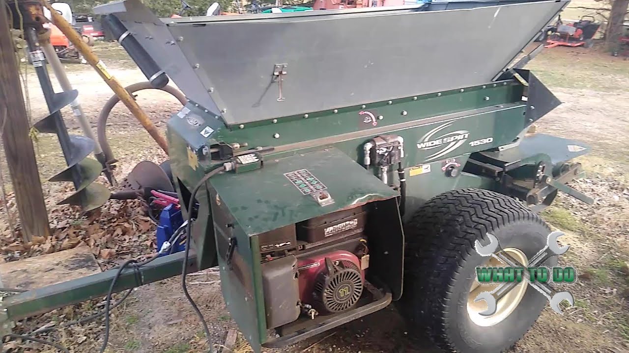 Turf Topdresser -Pull Behind - Operation