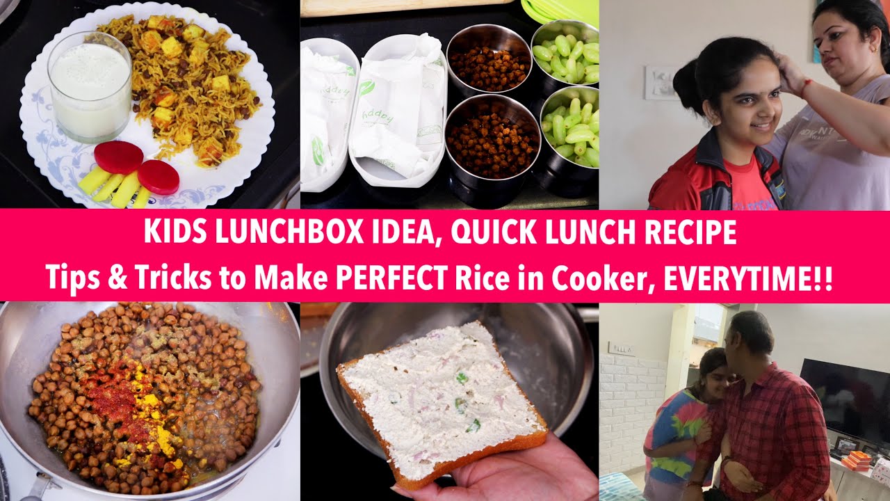 Making KIDS SCHOOL LUNCHBOX | Got Women’s Day Gift | Chana Pulao, Suji Toast, Chana Masala | vlog