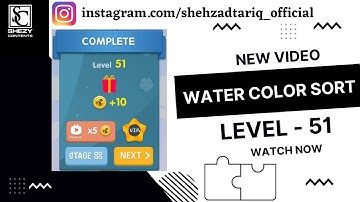 Water Color Sort - Level - 51