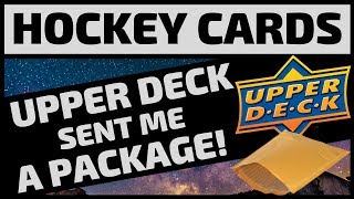 HOCKEY CARDS || UPPERDECK SENT ME ANOTHER PACKAGE!