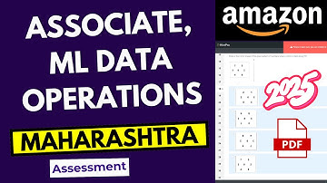 Amazon Associate ML Data Operations Online Test 2025 | Pune, Maharashtra Go-AI Associate Assessment