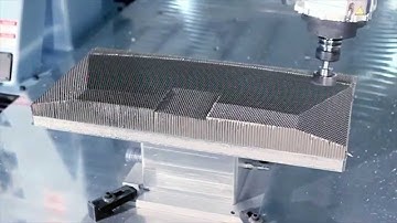 Honeycomb Demo for Aerospace Machining - DMS 5 Axis CNC Machining Center