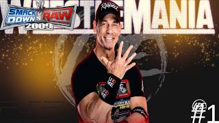 WWE Smackdown Vs Raw 2009 For The PSP - Part 1 - John Cena - SuperAJStylesNick