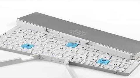 A must-have product! Jomaa Foldable Bluetooth Keyboard Rechargeable Keyboard Mini Folding Wireless