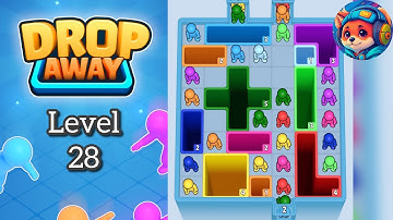 Drop Away Level 28 – Puzzle Game Walkthrough & Solutions | Mobile Gameplay 