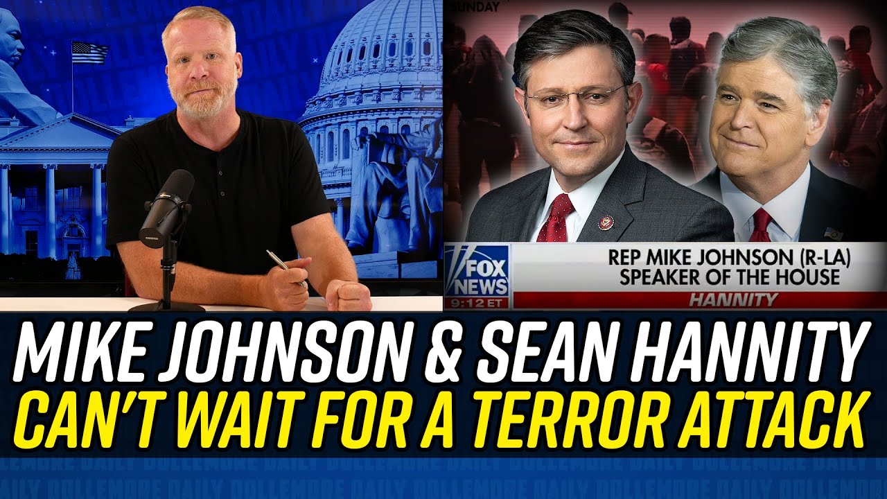 Mike Johnson LIES ABOUT 'PROBABLE' TERROR ATTACK to Scare Americans!!!