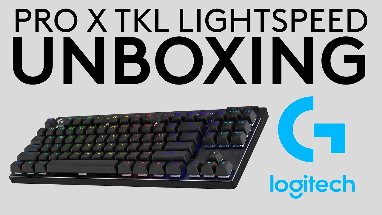 Logitech G PRO X TKL LIGHTSPEED Wireless Keyboard UNBOXING 