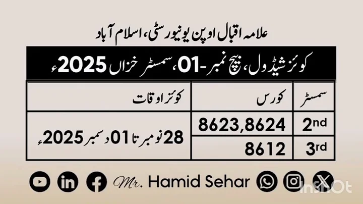 AIOU B.ed Fresh Students Autumn 2025  Quiz Start | #exam #aiou #admission #open #online