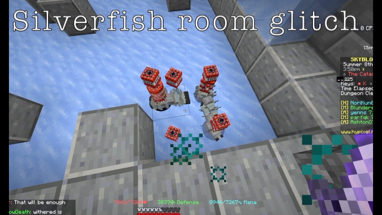 Bugged Silverfish room [Hypixel Skyblock] YouTube